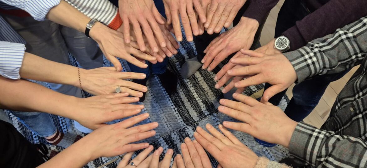 Team Group Hands Together